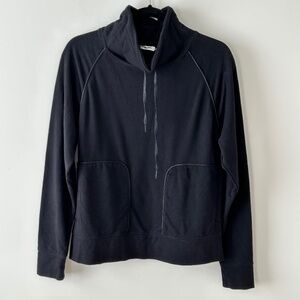 T By Alexander Wang Black Cotton Sweatshirt